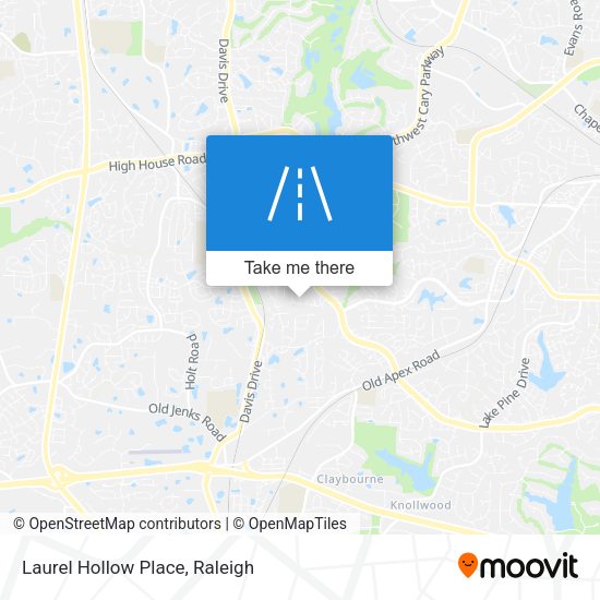 Laurel Hollow Place map