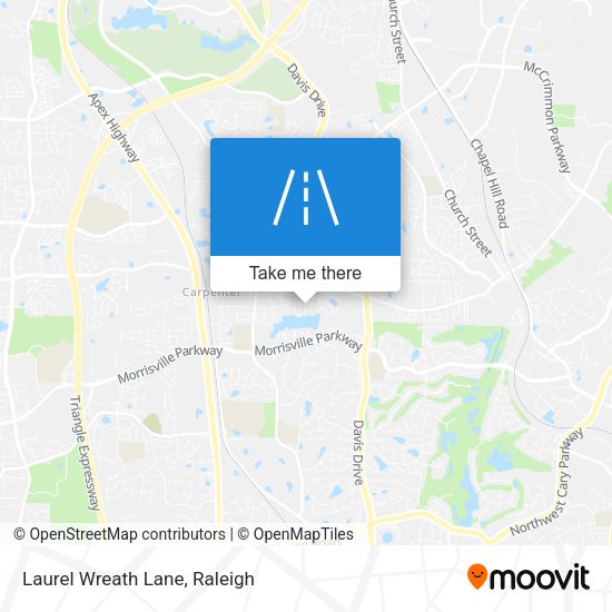 Laurel Wreath Lane map