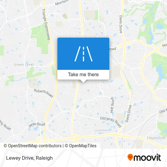 Lewey Drive map