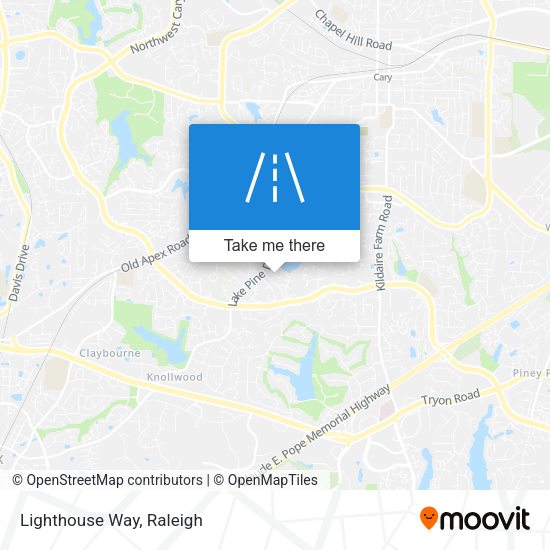 Mapa de Lighthouse Way