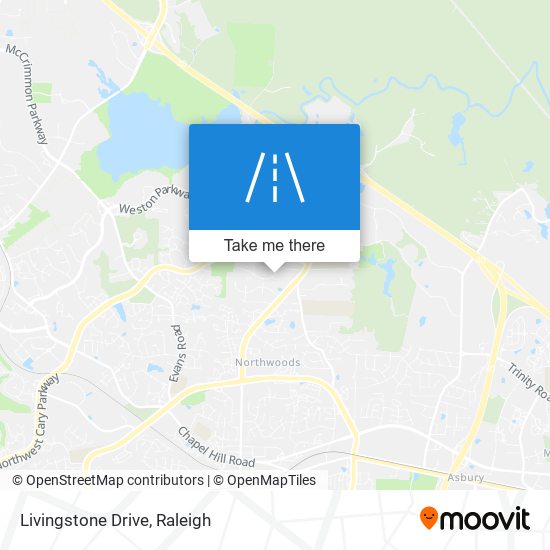 Livingstone Drive map