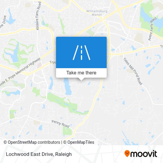 Lochwood East Drive map