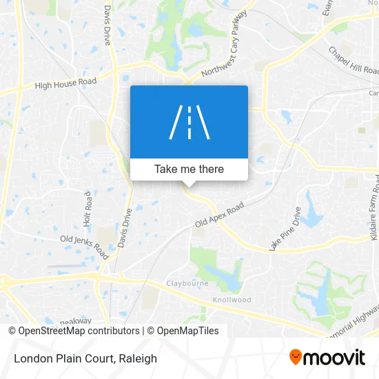 London Plain Court map