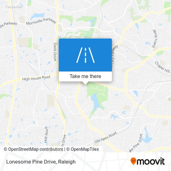 Lonesome Pine Drive map