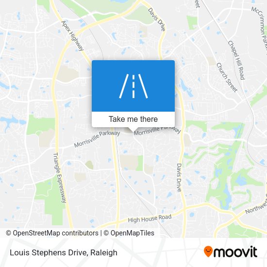 Louis Stephens Drive map
