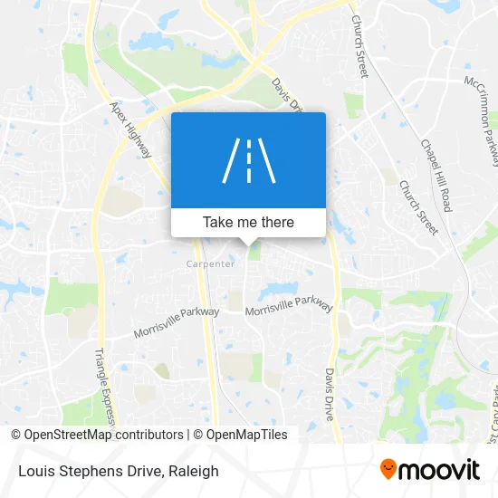 Louis Stephens Drive map