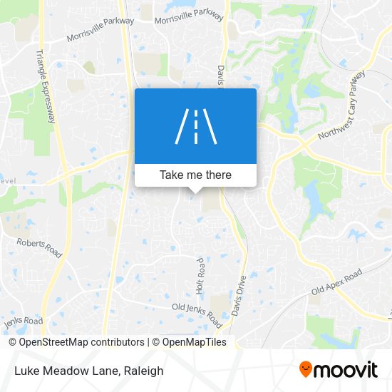 Mapa de Luke Meadow Lane
