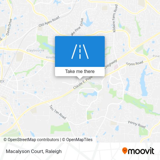 Mapa de Macalyson Court