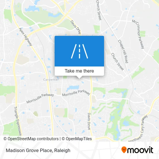 Madison Grove Place map