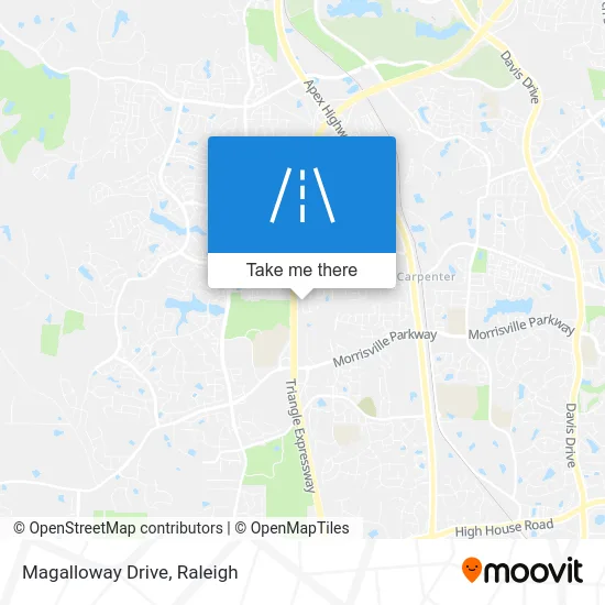 Magalloway Drive map