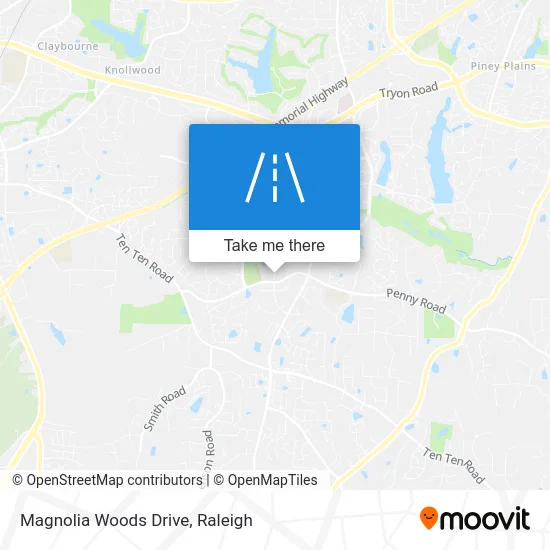 Magnolia Woods Drive map