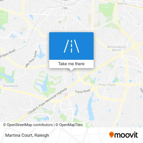Martina Court map
