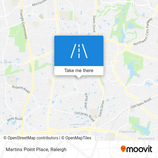Martins Point Place map