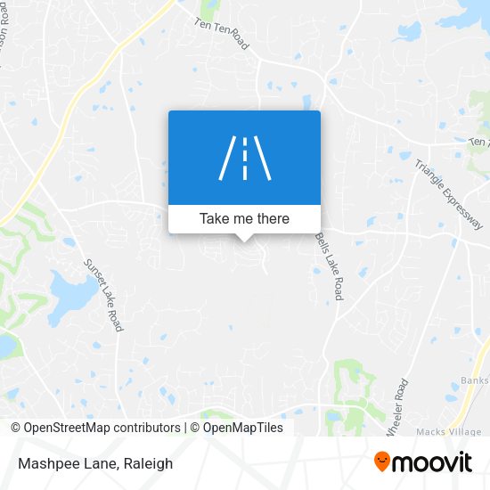 Mapa de Mashpee Lane
