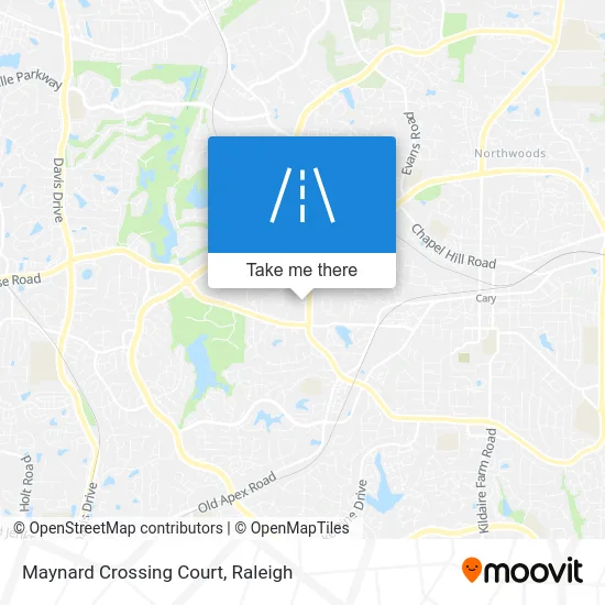 Maynard Crossing Court map