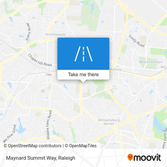 Maynard Summit Way map