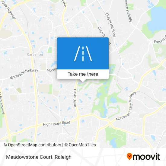 Meadowstone Court map
