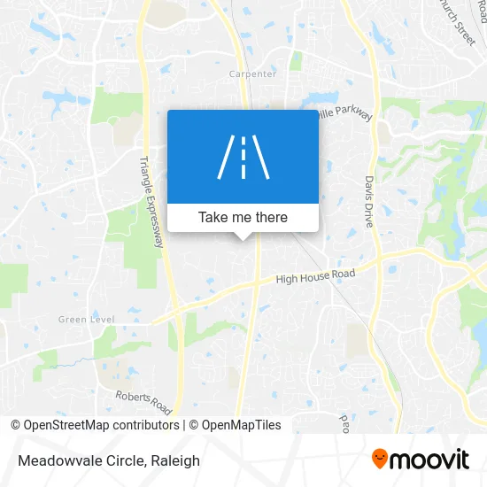 Meadowvale Circle map