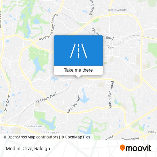 Medlin Drive map