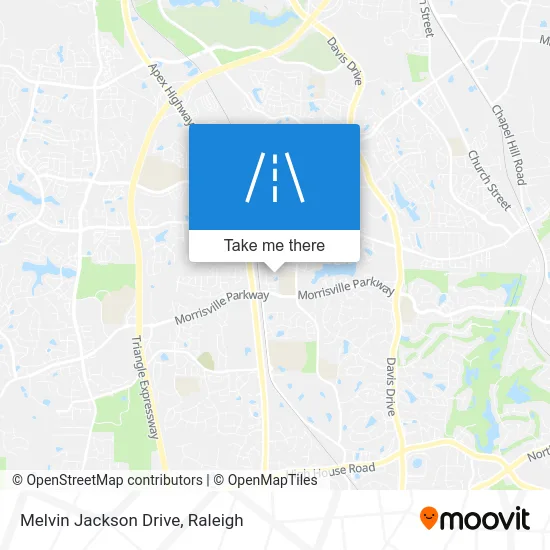 Melvin Jackson Drive map