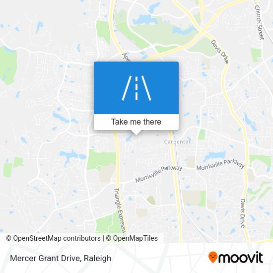 Mapa de Mercer Grant Drive