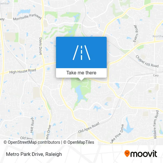 Metro Park Drive map