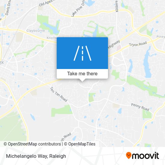 Mapa de Michelangelo Way
