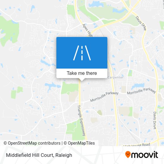 Middlefield Hill Court map