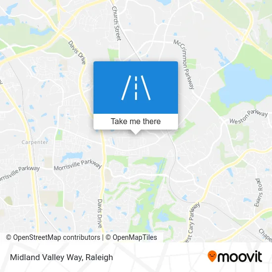 Midland Valley Way map