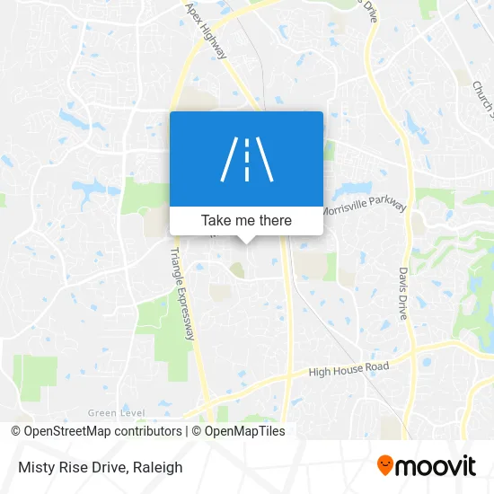 Misty Rise Drive map