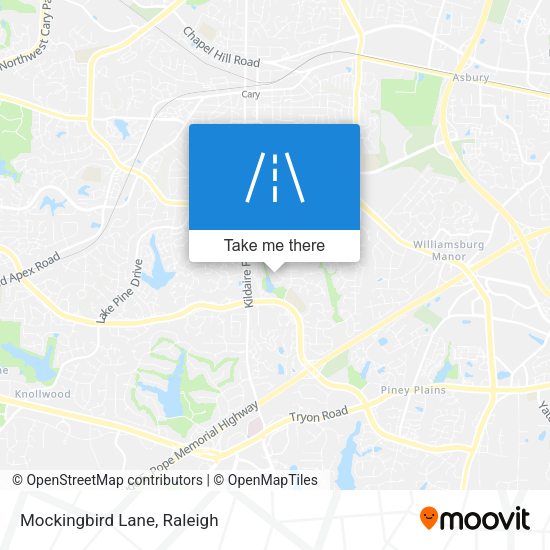 Mockingbird Lane map