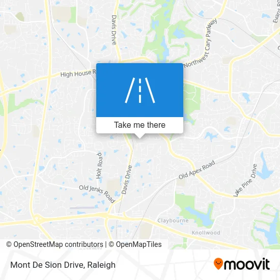 Mont De Sion Drive map