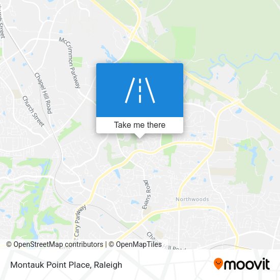 Montauk Point Place map