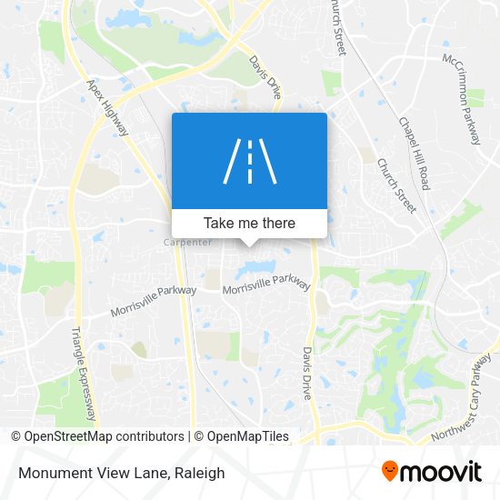 Mapa de Monument View Lane
