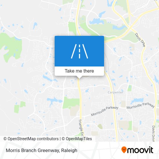 Morris Branch Greenway map