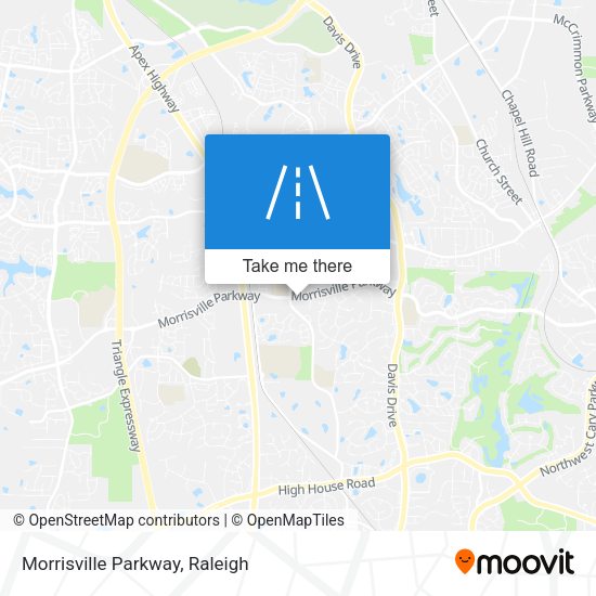 Morrisville Parkway map