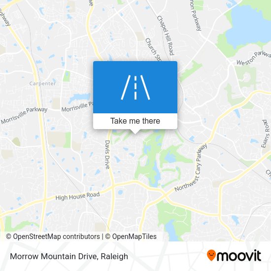 Mapa de Morrow Mountain Drive