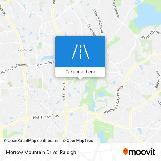 Morrow Mountain Drive map