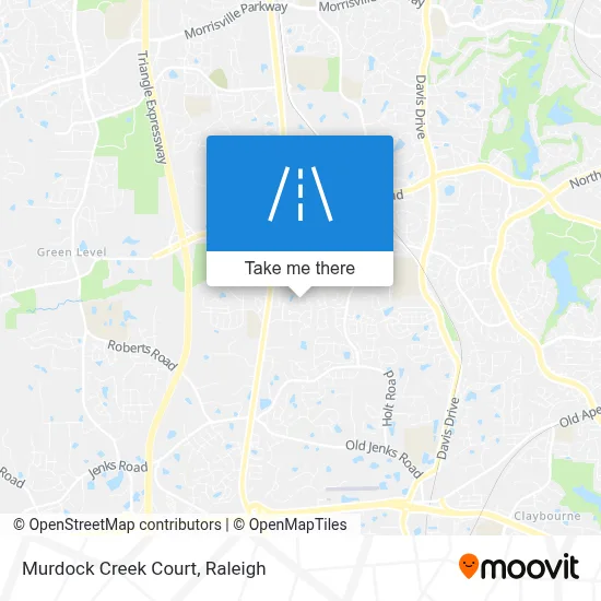 Murdock Creek Court map