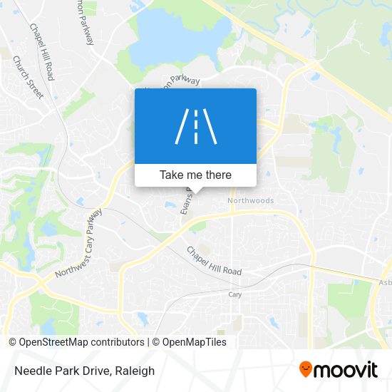 Mapa de Needle Park Drive