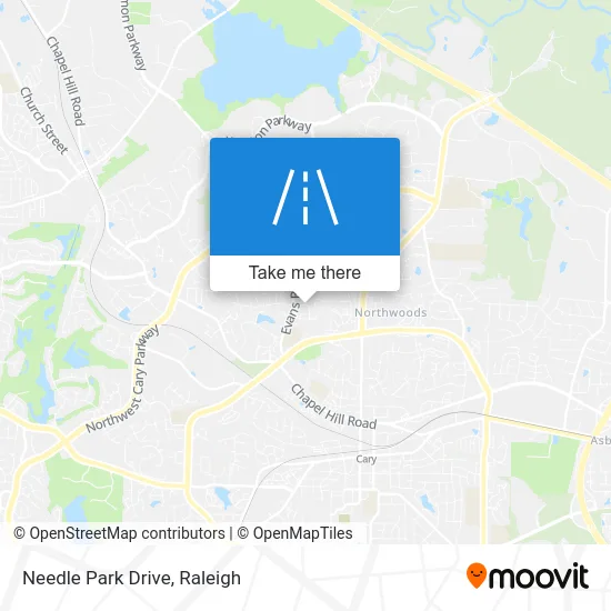 Needle Park Drive map