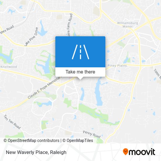 New Waverly Place map