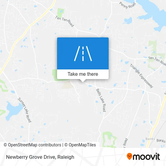 Newberry Grove Drive map