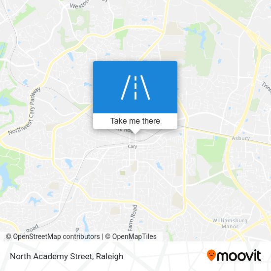 North Academy Street map