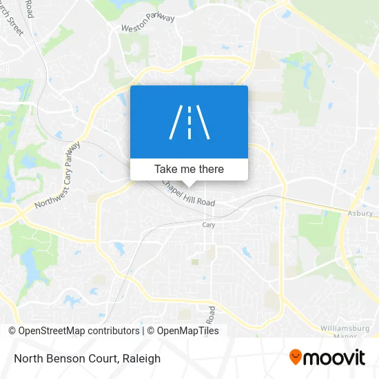 North Benson Court map