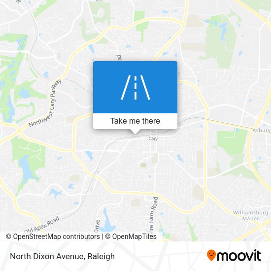 Mapa de North Dixon Avenue