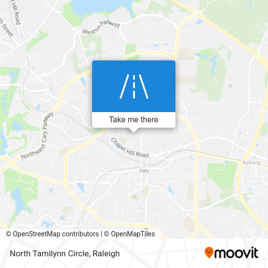 North Tamilynn Circle map