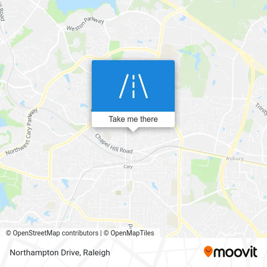 Northampton Drive map