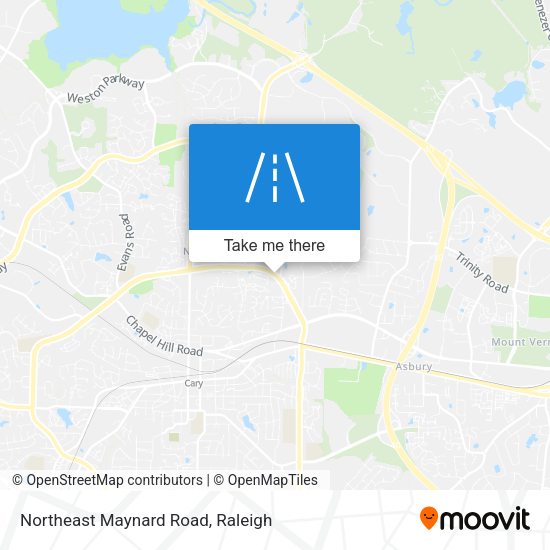 Mapa de Northeast Maynard Road