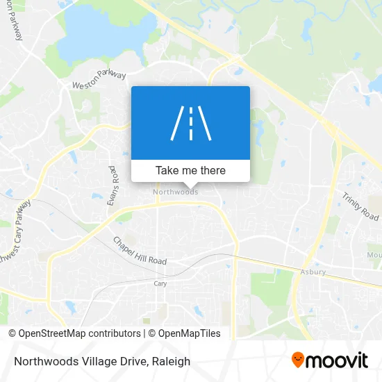 Northwoods Village Drive map